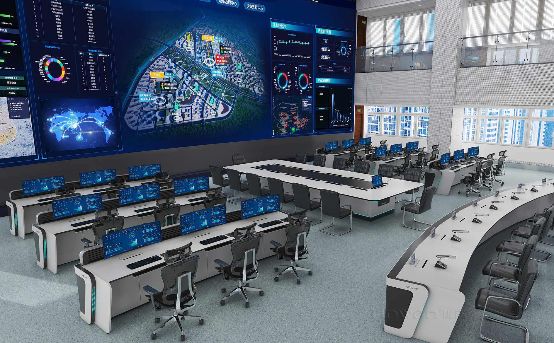 UDWEN Innovative Control Room Console Solutions and Manufacturers