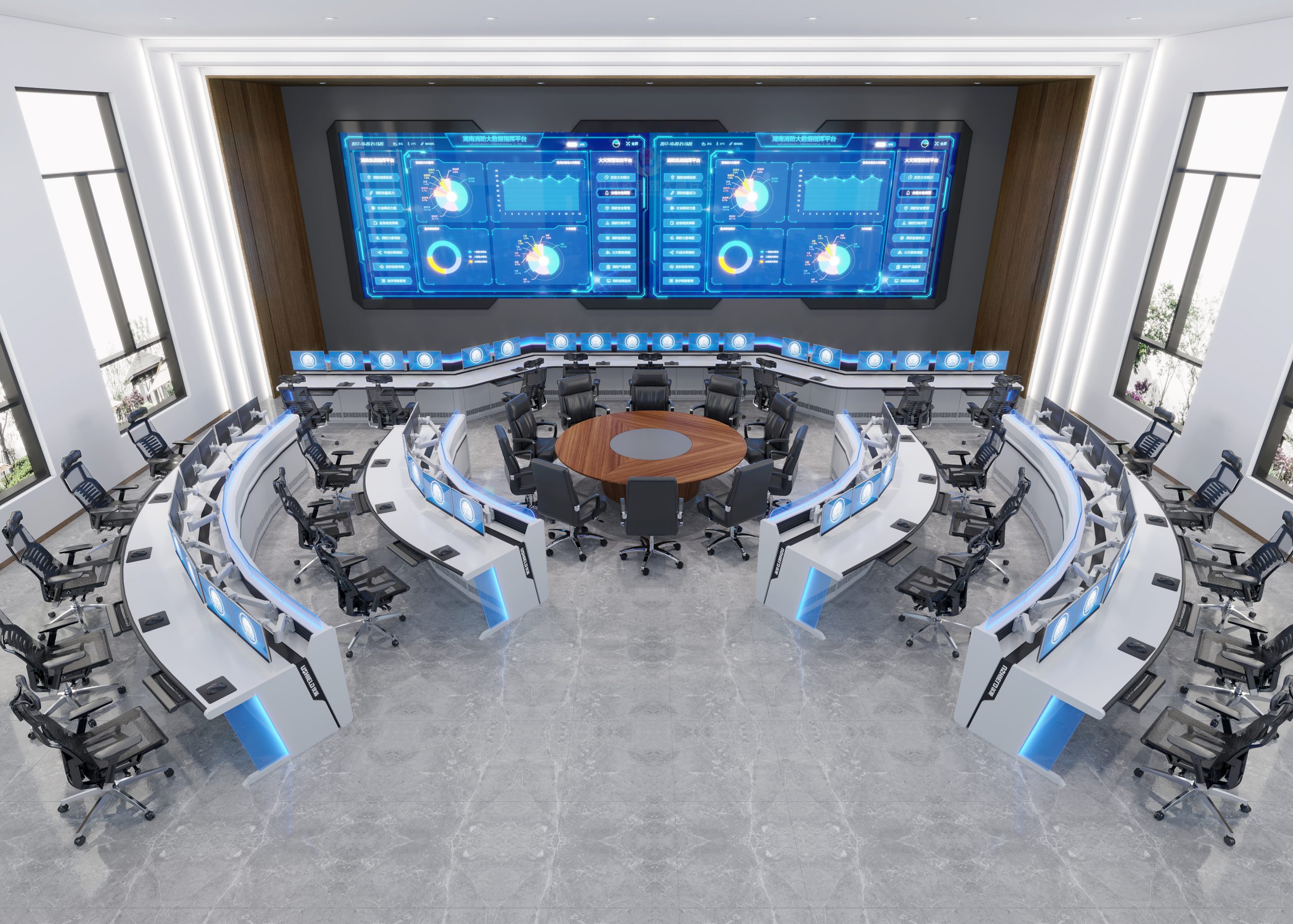 Workstation Desk Control Room Consoles: Organizing Your Control Room Space